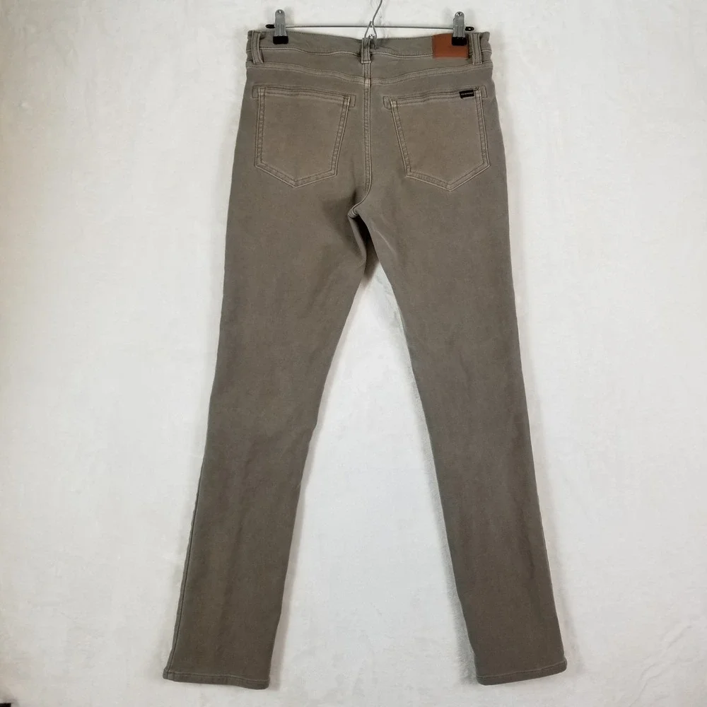 7 Diamonds Generation 5-Pocket Pants Mens 30x32 Olive Khaki Slim Stretch